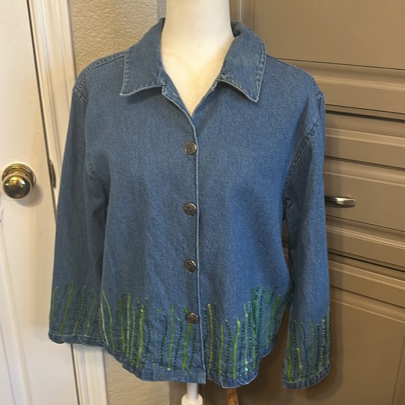 Tantrums embellished denim horse jacket - Picture 3 of 13